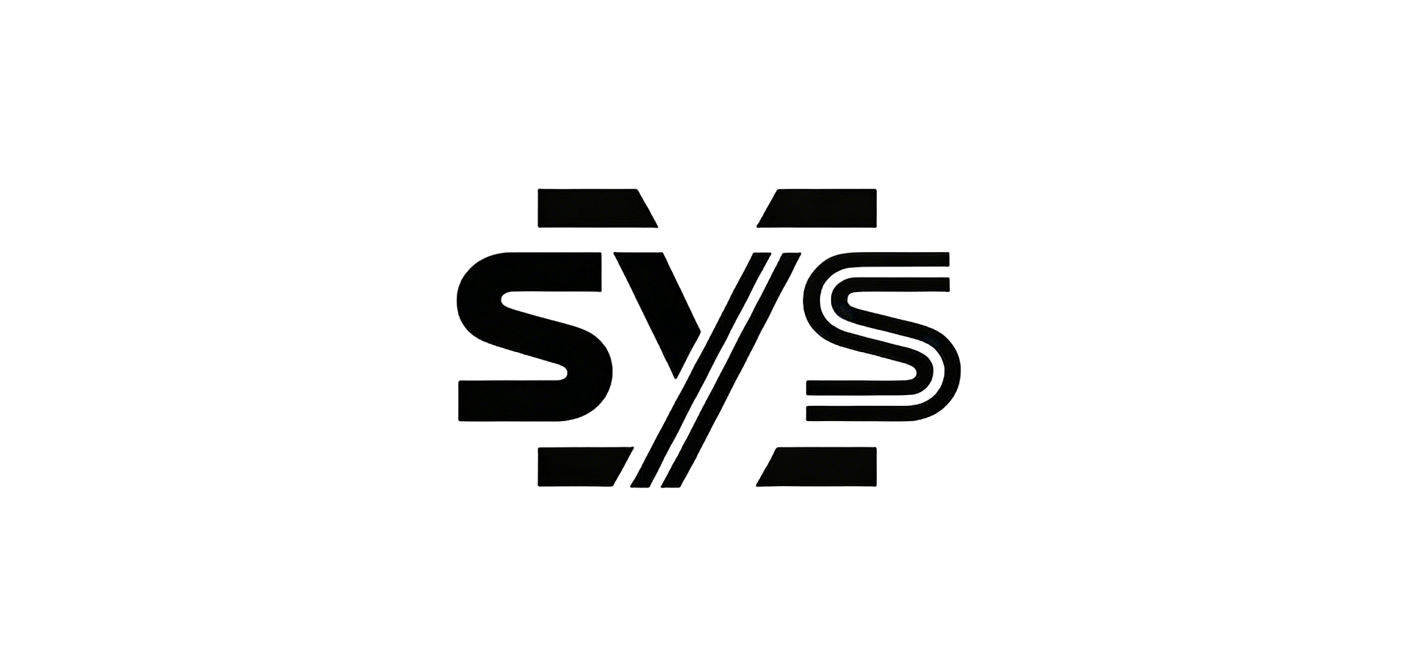 sys 黑色logo 透明底
