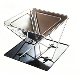 Products stainless steel folding firepit